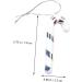 Alipis 4pcs Christmas Candy Cane Ornament Candy Canes Tree Pendants Christmas Adornments Christmas Tree Silver 7x2.5cm - Buy Online on GoSupps.com