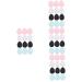 FRCOLOR 48 Pcs Finger Makeup Sponge Body Sponge Powder Puff Beauty Tools Make up Silicone Makeup Sponge Silicone Sponge Mini Makeup Sponge Wet Puff Cosmetic Hydrophilic Non-latex