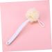 White Healeved Body Scrubber Bath Brush for Shower Massage - Buy Online on GoSupps.com