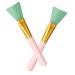 Face Mask Brush Set - 2 Silicone Makeup Applicators for Charcoal Mud and Clay Masks | Perfect for Skincare & Beauty - Buy Online on GoSupps.com