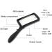 Magnifier Handheld Rectangular Magnifying Glass with Led Light Reading Magnifier Lofty Ambition - Buy Online on GoSupps.com