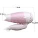 Travel Hair Dryer with Nozzle Small Mini Folding Hair Dryer 500W Portable Powerful Hair Dryer Quick Drying Hair (Pink) - Buy Online on GoSupps.com