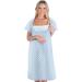 Abiha Labor and Delivery Nursing Nightgown - Blue, S-M - Buy Online on GoSupps.com