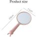 EYHLKM Cartoon Bunny Ear Handheld Makeup Vanity Mirror in Pink - Beauty Salon Essential - Buy Online on GoSupps.com