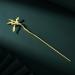 HangErFeng Silver Hairpin Han fu Accessories Hair Stick 602 Gold OneSize - Buy Online on GoSupps.com