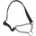 Anol Heritage Nylon & Chain Check Collar Black - Sizes 2-4 (35-45cm) - Buy Online on GoSupps.com