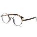 LIGOES Vintage Round Eye Glasses Women Metal Frame Anti Blue Light Eyeglasses Retro Men Fashion Eyewear Brown Leopard Frame