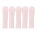 FRCOLOR Ear Spoon Replacement Accessories 5pcs Silicone Ear Cleaner Tips Reusable Ear Spoon Tips Covers Sleeve Ear Wax Removal Tool (Rose)