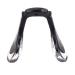 Replacement nasal cushion holder made of metal nose bridge replacement nose cushion holder made of metal nose bridge 2 pieces black silicone for inserting/screwing glasses nasal cushion replacement for children U-F