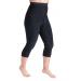 Sigvaris Lymphedema Compreshort Capri 10 15 mmHg Max Black Large Max 1303 CPM