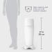 Diaper Genie Complete Diaper Pail System White - AMAZON EXCLUSIVE - includes 4 Carbon Filters and 1 refill White 69.8 x 31.3 x 24.3 cm Complete with 1 refill and 4 Carbon Filters - Buy Online on GoSupps.com