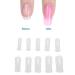 Dual Nail Forms - 100pcs Clear Full Cover Nail Tips for Fast Gel Extensions | DIY Manicure Tools - Buy Online on GoSupps.com
