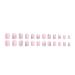 Flower Press On Nails - Short Pink Acrylic Nails with Floral Design | 24 Pcs Cute Glue On Nail Art for Spring & Summer - Buy Online on GoSupps.com