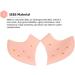 2 Pairs Gel Silicone Heel Cover Protector for Plantar Fasciitis, Orthopedic Bunion Corrector - Foot Pain Relief - Buy Online on GoSupps.com