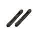 Gleavi 4 pairs silicone shell glasses sunglasses holder silicone accessories silicone-glass ear bruises glasses not non-slip sleeves anti-silicone ear bruell the ear pad ear clip black 2