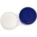 Buy Screw Top Contact Lens Cases - Blue & White 12 Pack | Best Quality & Fast International Shipping - Buy Online on GoSupps.com