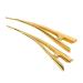 2 Pack Strong Gold Bite force Alligator Metal Hair Clips 5.3 Large Duckbill Clips Hair Barrettes with Teeth Hair Pins Hair Slide Stylish for Women Girl Hair Jewelry Accessories