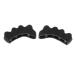 Silicone Toe Separators for Nail Art | Pedicure Relaxing Toes - 1 Pair (Black) | International Shipping Available - Buy Online on GoSupps.com