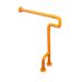 Bathroom Grab Bars Toilet Grab Bar Nylon Plastic Handrail With Stainless Steel Tube Disabled Non-Slip Bathroom Barrier-Free Auxiliary Frame