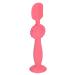 Diaper Cream Spatula - Suction Cup Base Baby Diaper Cream Brush - Silicone Brush for Gentle Application - 5.9in Height - Red - Buy Online on GoSupps.com