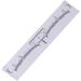 DOITOOL 100pcs Disposable Eyebrow Ruler Eyebrow Tracer Disposable Gauge Makeup Kits Disposable Caliper Mini - Buy Online on GoSupps.com