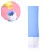 UPKOCH Shampoo Travel Bottle Silicone Liquid Bottle Refillable Tube Empty Silicone Bottle Silicone Makeup Liquid Containers Shampoo Dispenser Bottle Toiletries Soap Travel medium Blue