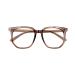 Oversized Square Reading Glasses for Women Men Blue Light Blocking Eyeglasses Frame Cute Comfortable Coffee 1.75 x