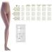 Buy Elastic Stockings for Temperature | CCL2 L Tights for Single Bed 832 M - Standard Black | International Shipping Available - Buy Online on GoSupps.com