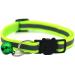 Hepplly 6-Pack Reflective Cat Collars - Quick Release Kitten Collars with Bells in Fluorescent Green | International Shipping Available - Buy Online on GoSupps.com