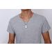 Medical Alert ID Necklace Pendant for Men & Women - Engraved TYPE 2 Diabetes Stainless Steel Jewelry | Emergency Medical ID Tag - Buy Online on GoSupps.com