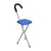 Rely on Walking Walker for Seniors Rollator Adjustable Walking Crutches Cane Seat Walking Stick Seat Canes Three-Legged Stool Chairs for The Elderly The Elderly Walking Stick Stool Blue Interesting