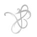 ORFOFE 1pc Wrought Iron Heart Pendant Home Decor Iron Pendant Garden Wall Craft Decor Wall Decoration Rural 35x28.5cm Silver