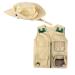 zalati Cargo Vest with Hat Explorer Adventure Backyard Park Safari Zoo Keeper Style Outdoor Activity for Kids