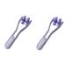 minkissy 2pcs Facial Massager Walker Face Tool The Tools Womens Face Roller Facial Roller Skin Care Roller Beauty Tools Face Sculpting Tool Essentials Miss Scroll Wheel Pmma Purple 27.50X6.80X5.00CMx2pcs Purplex2pcs