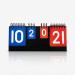 i-Scream Mini Scoreboard  Portable Tabletop Scorekeeper for Ping Pong, Badminton, Cornhole, Soccer, Indoor & Outdoor Sports Match, P.E/Classroom Activities, Game -11.5 Inch (29cm)