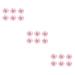 Alipis 3pcs 1 20pcs Head Band Rhinestones Flower Applique Ornament Cloth Bloom Ribbon Flower Bow Tie Set Pinkx3pcs Size 1x3pcs