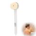 Long Handle Bath Massage Cleaning Brush with Soap Dispenser  Long Handle Liquid Bath Brush(Grey)