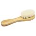 Molylove Baby Hair Brush - Soft Goat Bristles, Wooden Handle | Newborns & Toddlers - Buy Online on GoSupps.com
