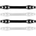 40 Pcs Mask Holder Strap Extension - 3-Level Adjustable in White & Black for Comfort | International Shipping - Buy Online on GoSupps.com