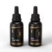 The Beard Struggle Tonic + Elixir Beard Oil Bundle - Platinum Collection - Grooming Beard Oil - Softens Moisturizers and Strengthens Beard Growth - Pack of 2 Vanir's Wisdom Valhalla's Gates