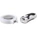 Magnifying Glass Led Large Handheld Modes 10X Reading for Seniors Low Vision Books Pages Magazines Newspapers Maps Jewelry Magnifier/White Comfortable Anniversary - Buy Online on GoSupps.com