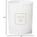 Aerin Amber Musk Scented Candle 7 OZ - White | Luxury Fragrance for Home | International Shipping - Buy Online on GoSupps.com