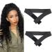 Lace Melting Band for Wig Edges - 2 Pack Black Elastic Bands for Seamless Edge Laying - Buy Online on GoSupps.com