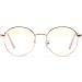Zhuyiqz Retro Round Anti-UV Reading Glasses | Comfort Computer Readers | Anti Blue Light | Presbyopia Glasses in Rose (+0.00) - Buy Online on GoSupps.com