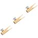 FOMIYES 3pcs Eyebrow Sharpening Tool Eyebrow Pen Colored Pencil Eyebrow Pencil Sharpener Card Slot Goldenx3pcs 4.5x2cmx3pcs