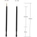 FOMIYES 100pcs Gel Eyeliner Pencil Disposable Eye Makeup Tool Disposable Eyeliner Cosmetic Soft Head 10*0.5cm As Shown - Buy Online on GoSupps.com