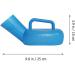 DOITOOL Travel Container Set - 2 Pcs Men's Portable Pee Bottles for Adults, Elderly & Children - Blue Urinary Chamber Pots - Buy Online on GoSupps.com