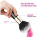 Luxspire Large Loose Powder Makeup Brush - Soft Flat Kabuki Brush for Face Blending & Highlighting - Black & Gold - Buy Online on GoSupps.com