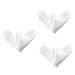 FOMIYES 9 Pairs Moisturizing Hand Gloves Moisturizer Gloves Jewelry Inspection Gloves Etiquette Gloves Food Gloves Moisturizing Gloves Soft Cotton Serving Gloves Elastic Gloves Clean Work