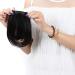 SEGO Clip-in Pony Hairpiece Extensions - Natural Black Fringe Bangs One Piece Hair Extension | Realistic Look for Effortless Style - Buy Online on GoSupps.com